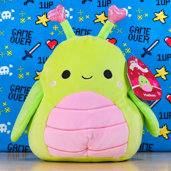 Squishmallow Hadeon the Grasshopper 8" UltraSoft Stuffed Animal Toy Plush NWT - Picture 1 of 6